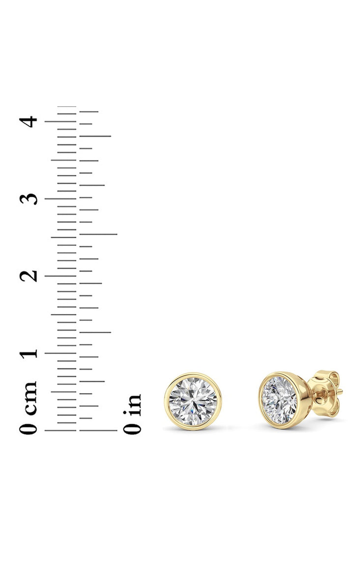 14K White Gold Earring KJ40039E.RD-2-21F