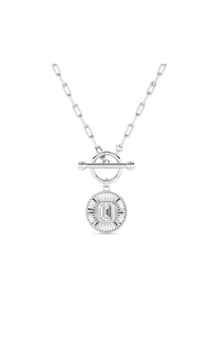 14K White Gold Necklace KJ03159N.EM-1-21F