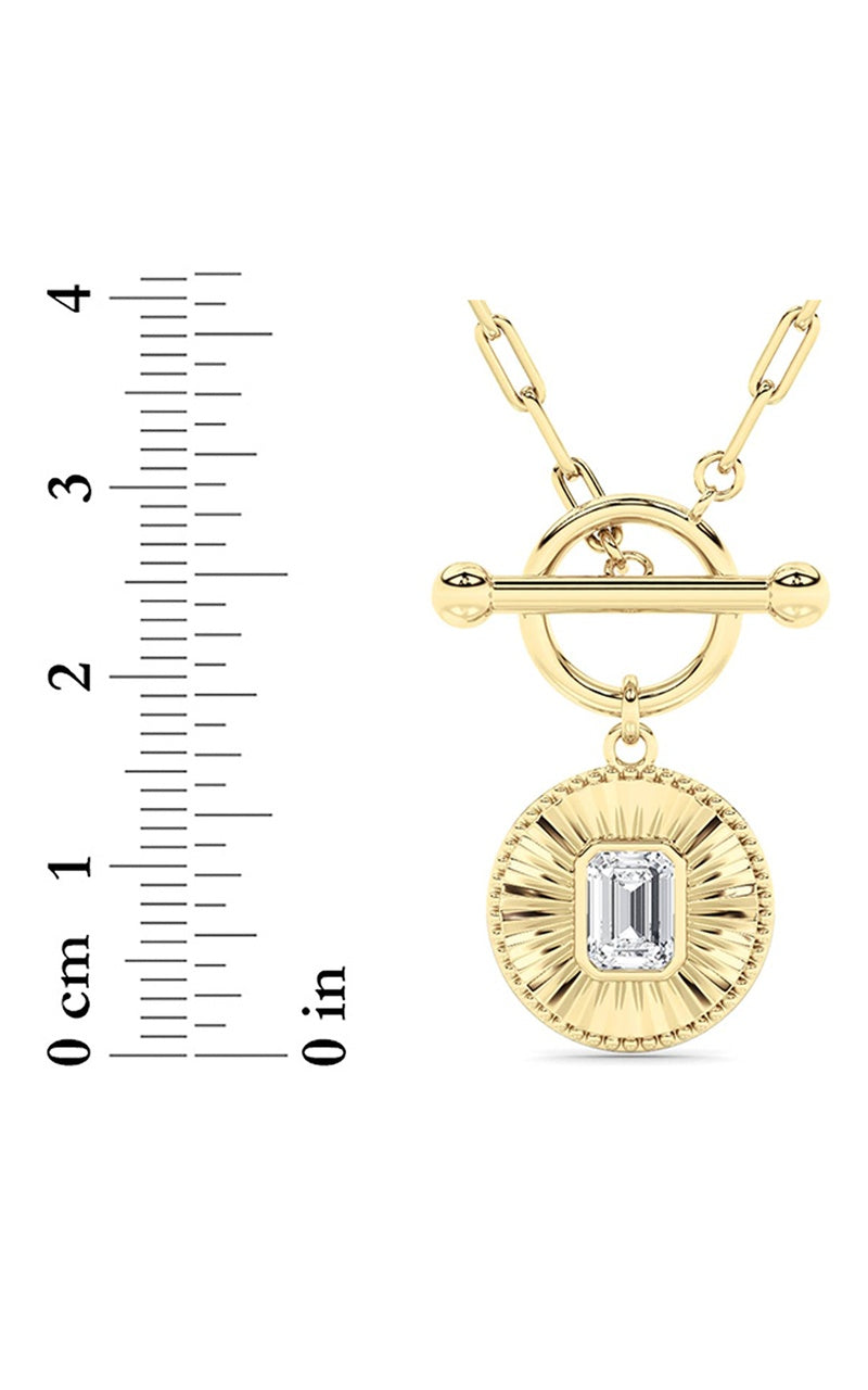 14K White Gold Necklace KJ03159N.EM-1-21F
