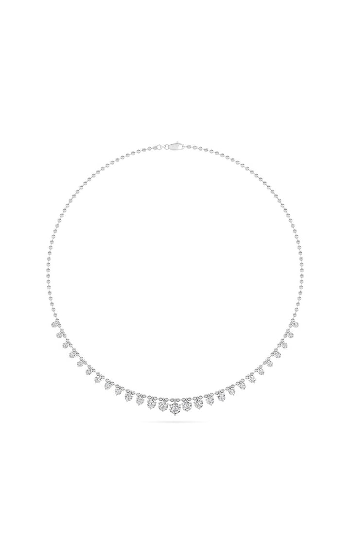 14K White Gold Necklace KJ03213N.RD-7-21F