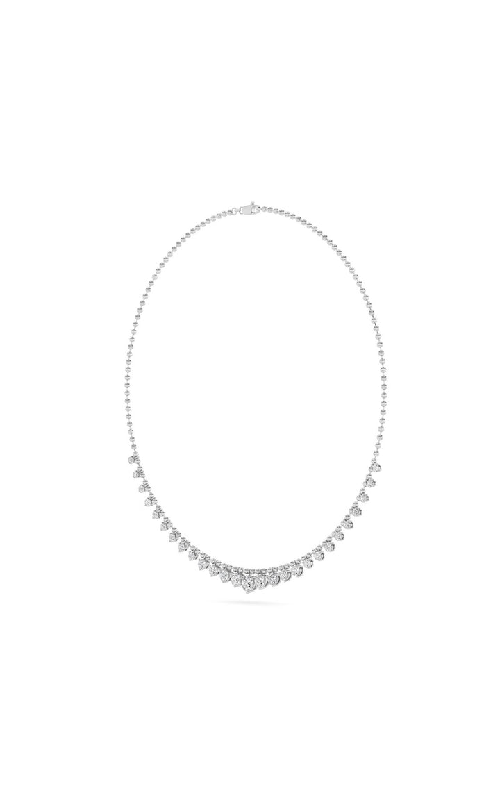 14K White Gold Necklace KJ03213N.RD-7-21F