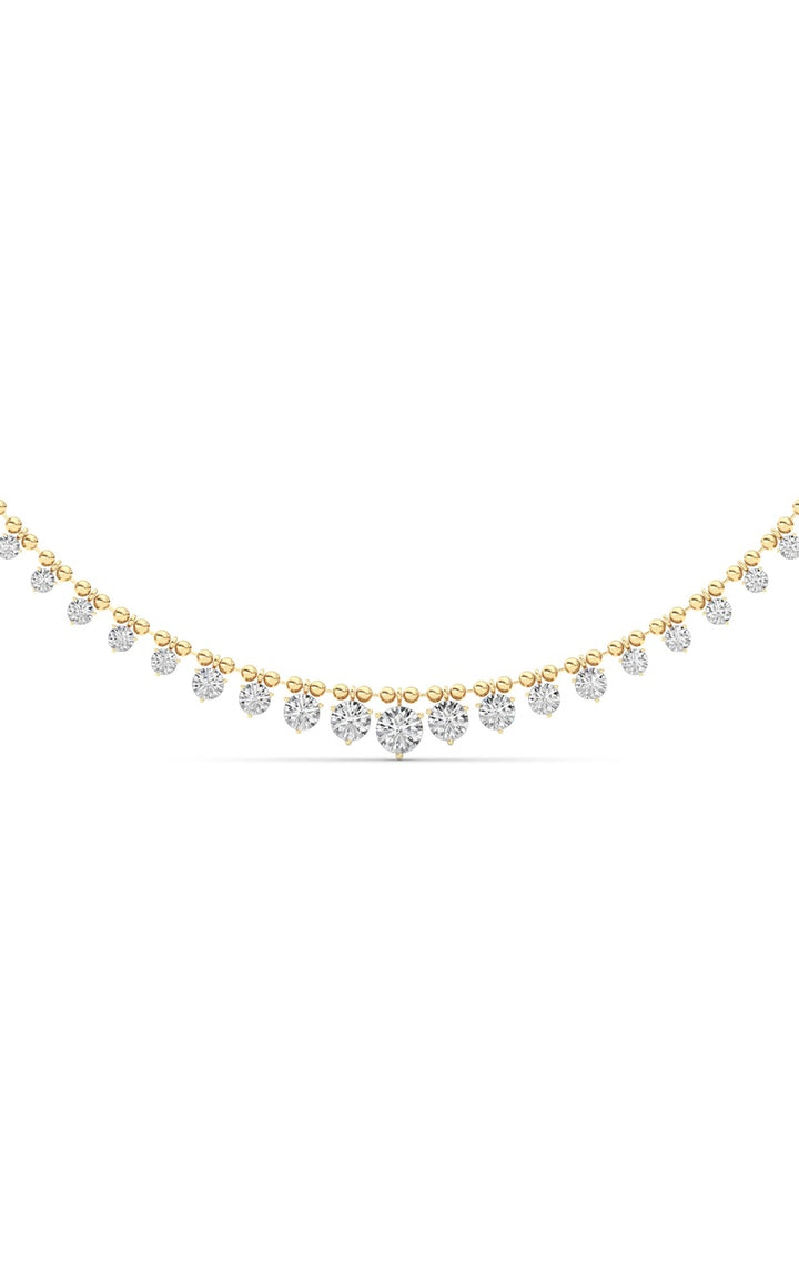 14K White Gold Necklace KJ03213N.RD-7-21F