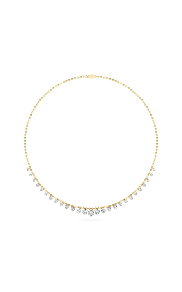14K White Gold Necklace KJ03213N.RD-7-21F