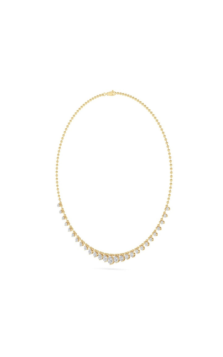 14K White Gold Necklace KJ03213N.RD-7-21F