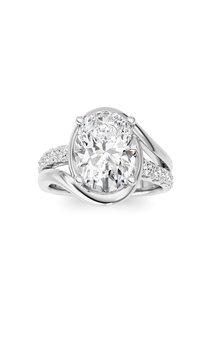 14K White Gold Ring KJ00750R.OV-3-21F