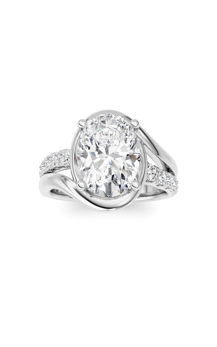 14K White Gold Ring KJ00750R.OV-3-21F
