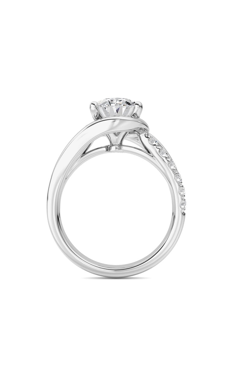 14K White Gold Ring KJ00750R.OV-3-21F