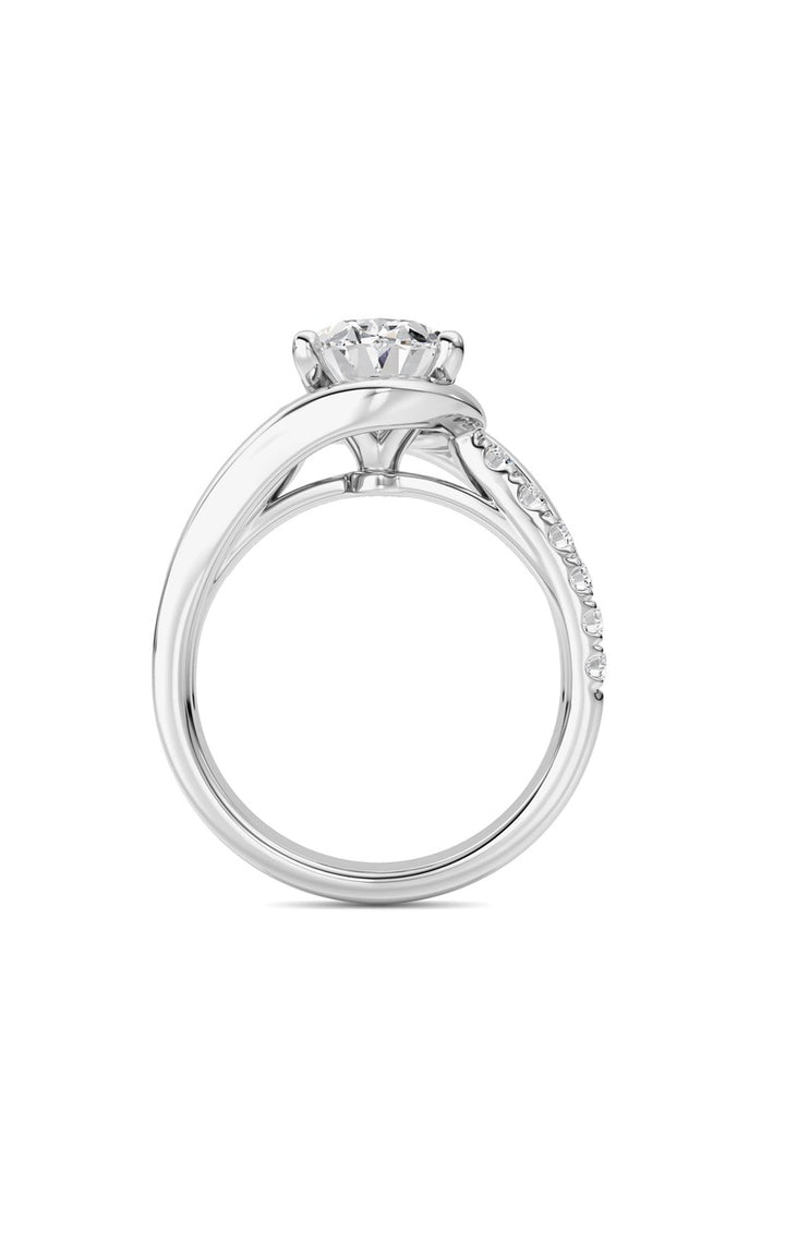 14K White Gold Ring KJ00750R.OV-3-21F