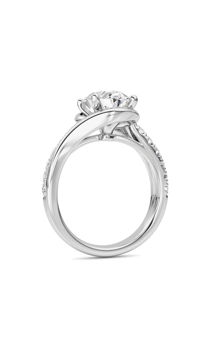 14K White Gold Ring KJ00750R.OV-3-21F