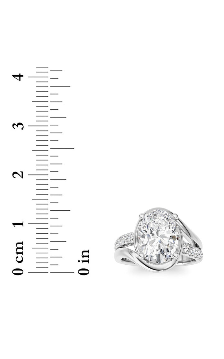 14K White Gold Ring KJ00750R.OV-3-21F
