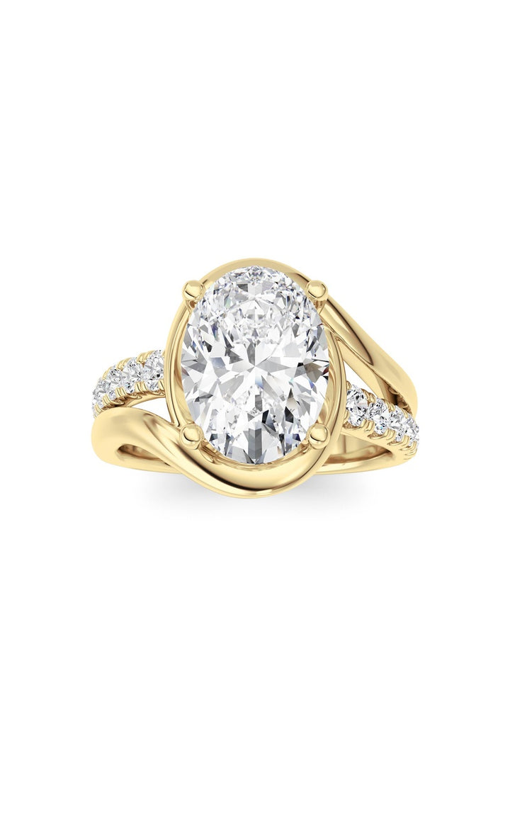 14K White Gold Ring KJ00750R.OV-3-21F