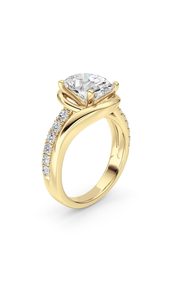 14K White Gold Ring KJ00750R.OV-3-21F