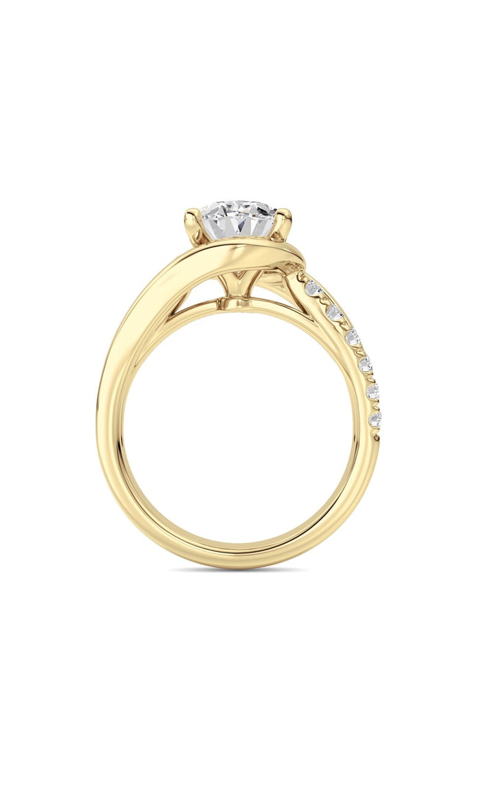 14K White Gold Ring KJ00750R.OV-3-21F