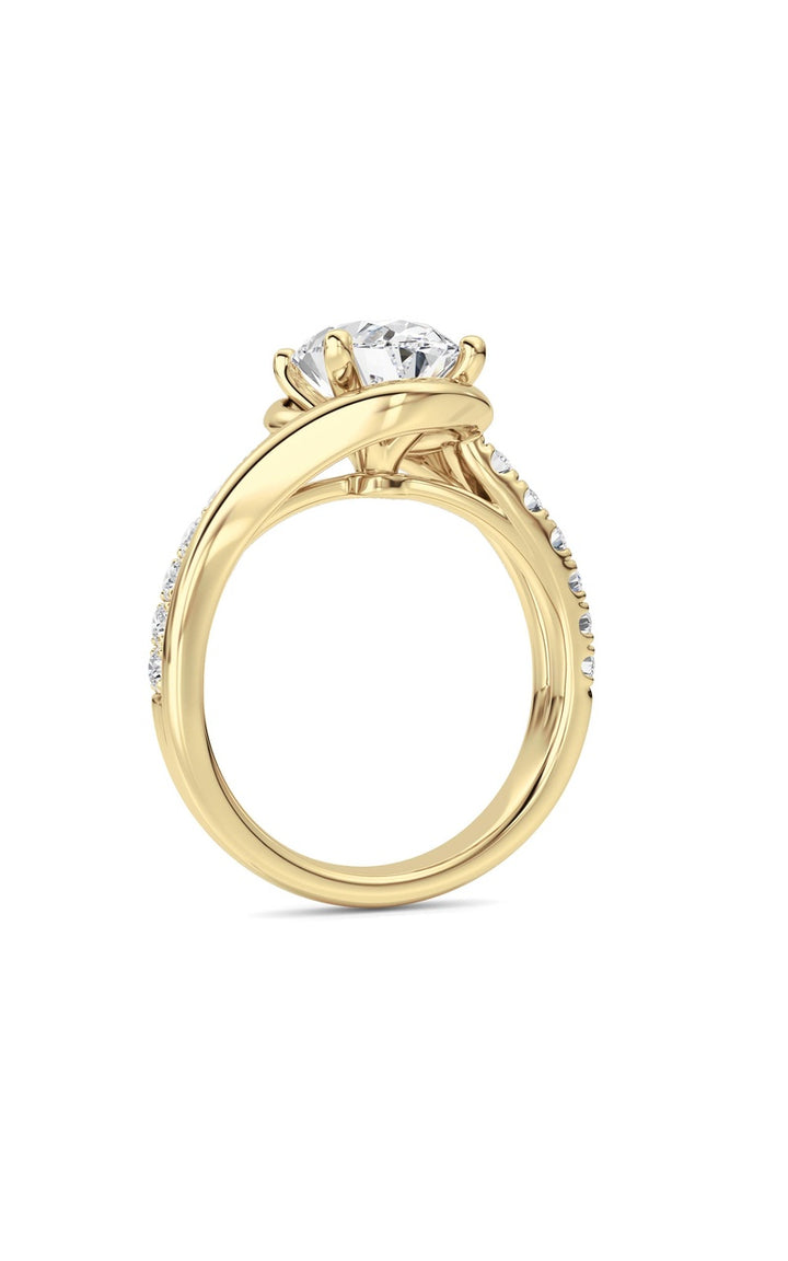 14K White Gold Ring KJ00750R.OV-3-21F