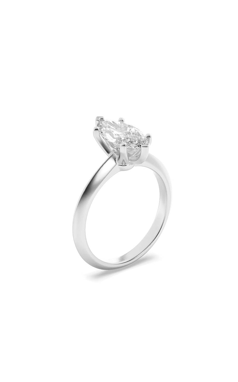 14K White Gold Ring KJ00866R.MQ-2-21F