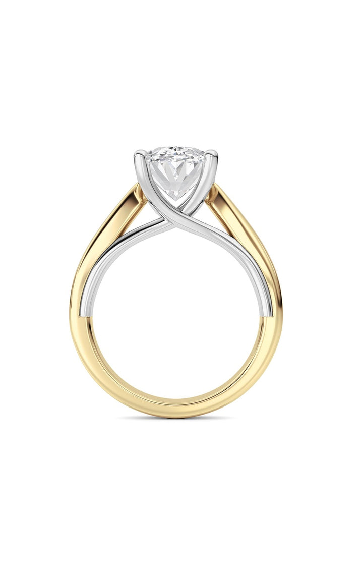 14K Yellow Gold, 14K White Gold Ring KJ00973R.OV-3-26F