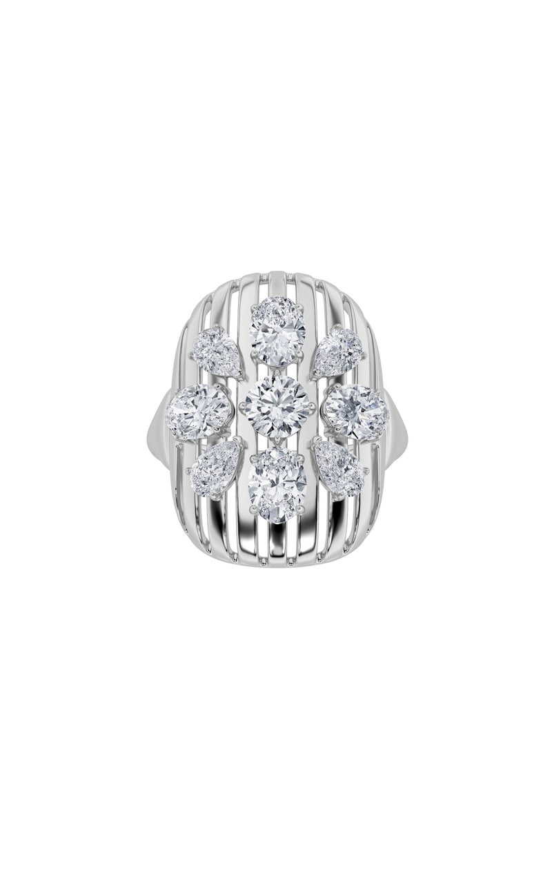 14K White Gold Ring KJ01889R.RD-2-21F