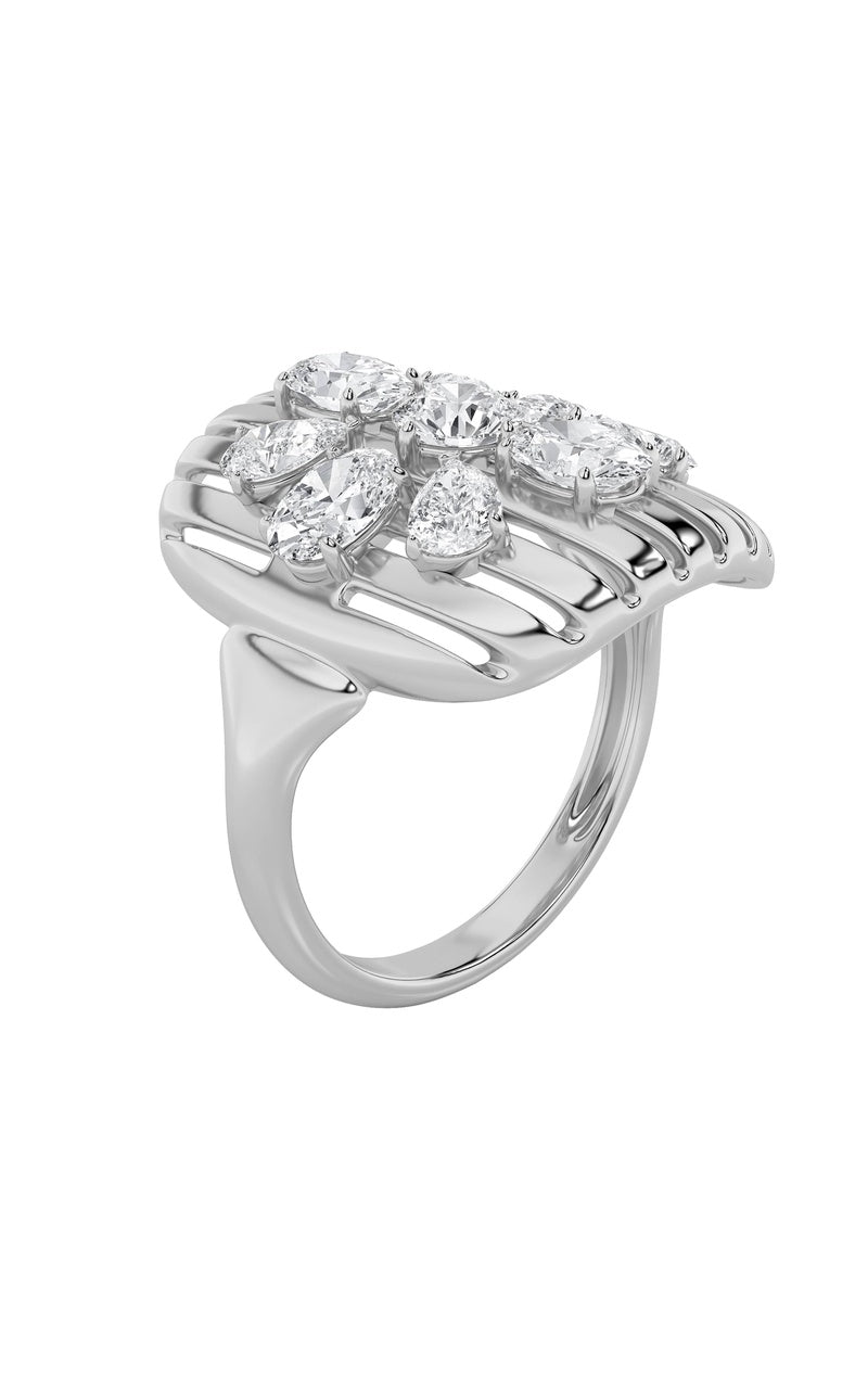 14K White Gold Ring KJ01889R.RD-2-21F
