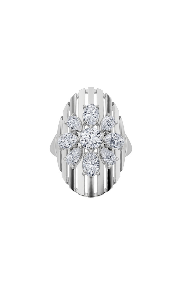 14K White Gold Ring KJ01893R.RD-2-21F