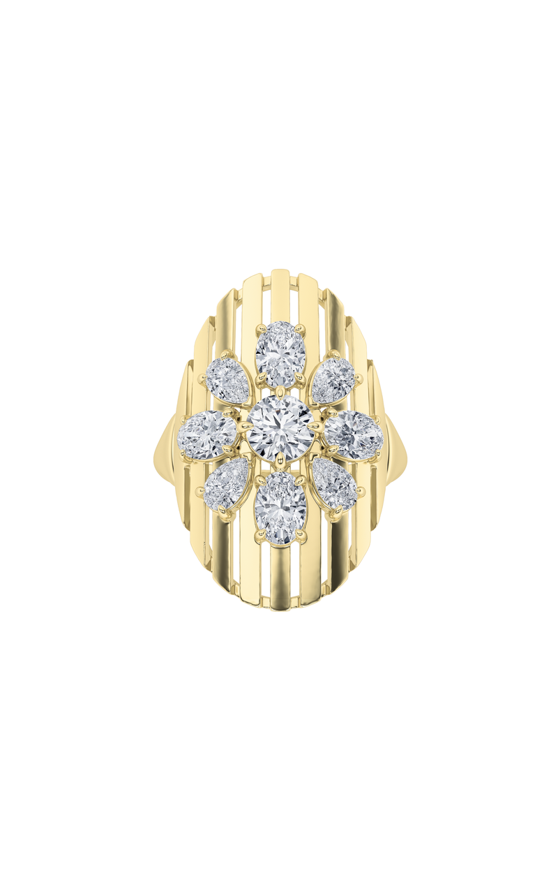 14K White Gold Ring KJ01893R.RD-2-21F
