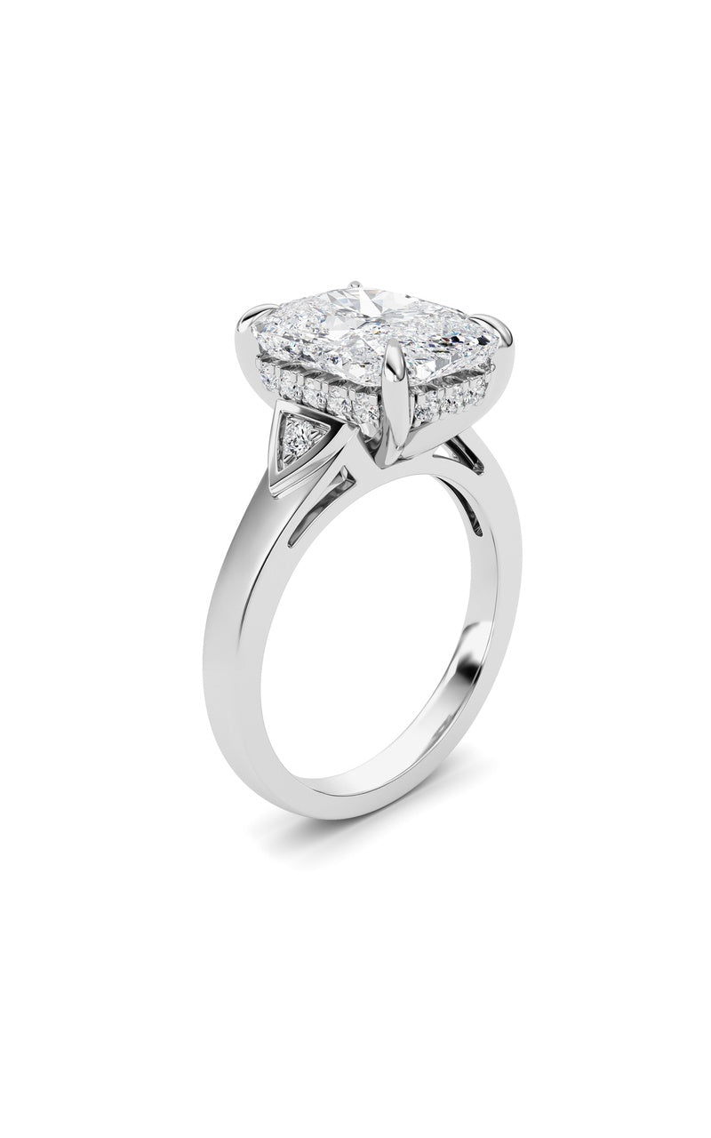 14K White Gold Ring KJ02018R.CE-4.25-21F