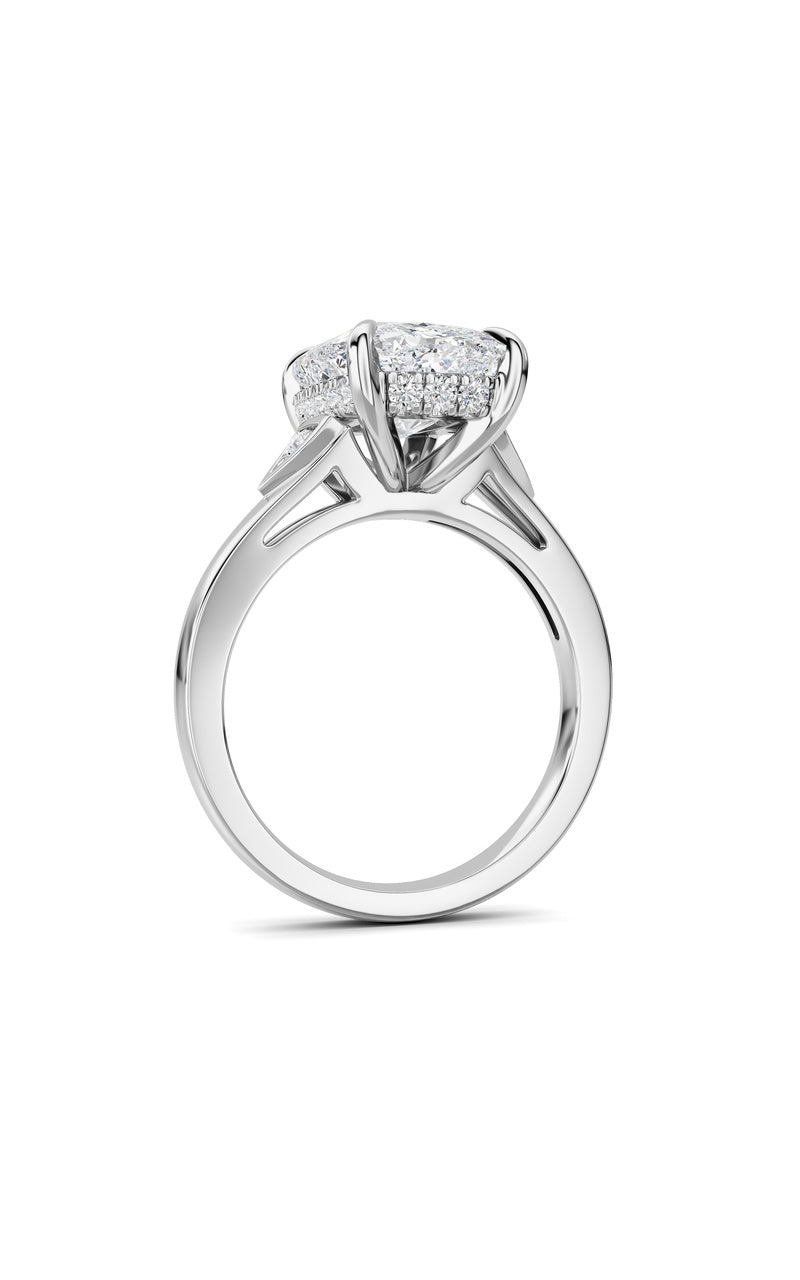 14K White Gold Ring KJ02018R.CE-4.25-21F
