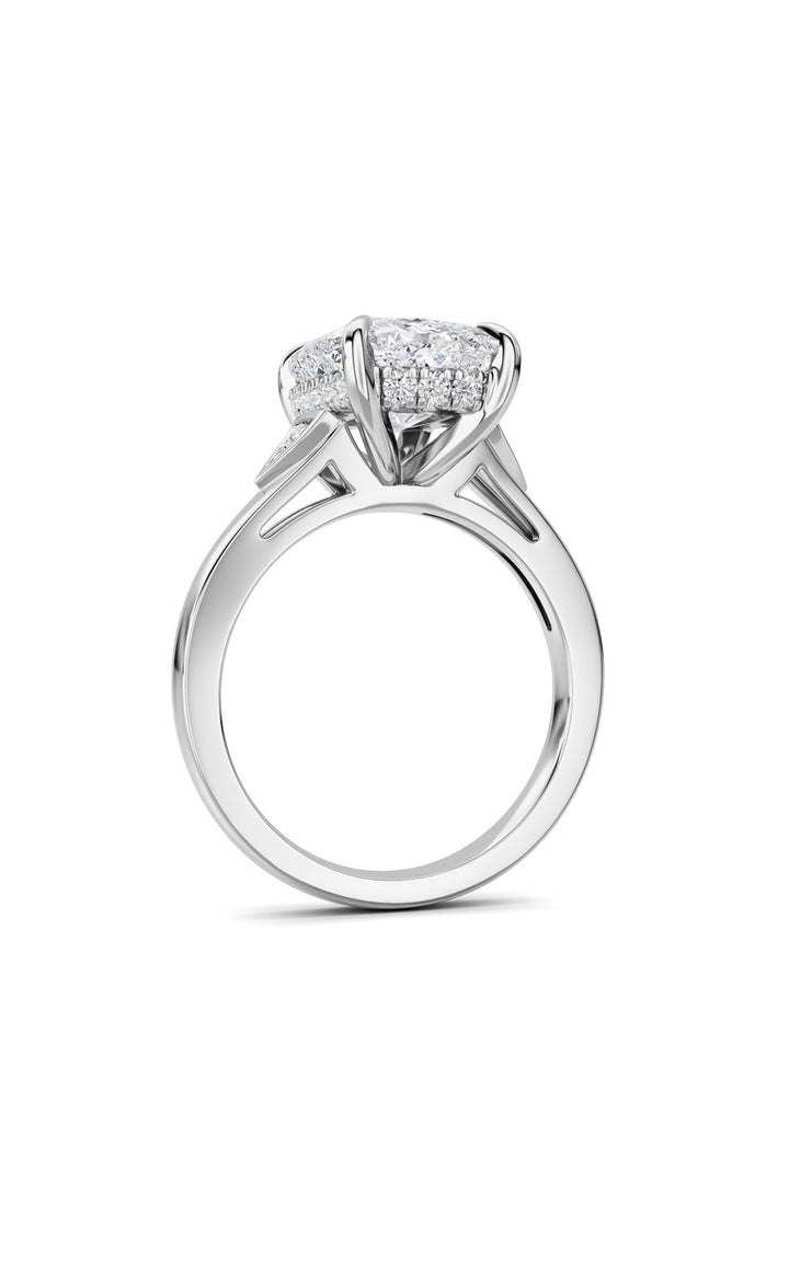 14K White Gold Ring KJ02018R.CE-4.25-21F