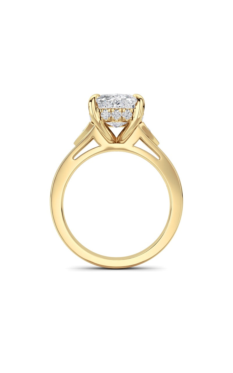 14K White Gold Ring KJ02018R.CE-4.25-21F