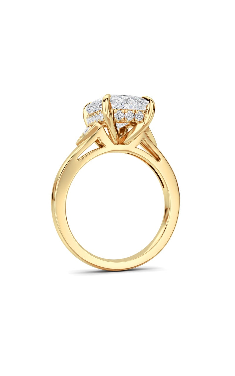 14K White Gold Ring KJ02018R.CE-4.25-21F