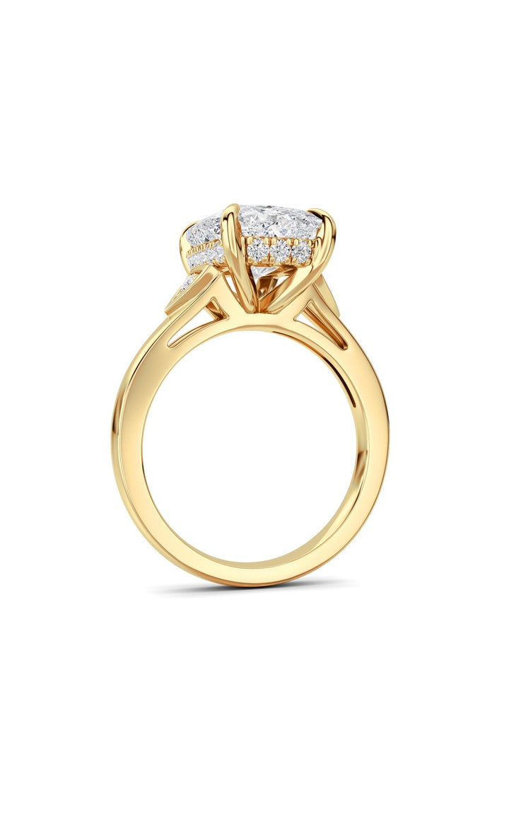14K White Gold Ring KJ02018R.CE-4.25-21F