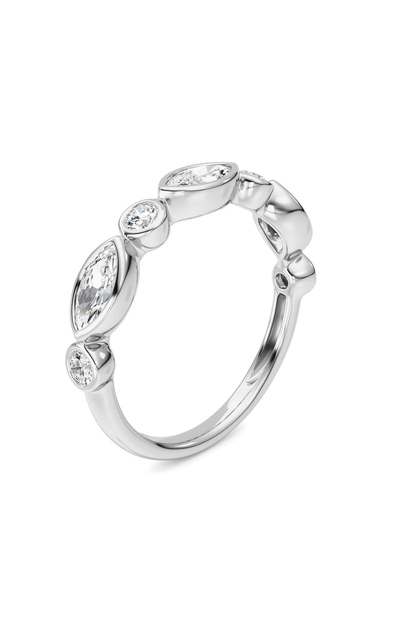 14K White Gold Ring KJ02348R.MQ-1-21F