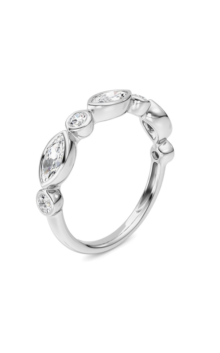 14K White Gold Ring KJ02348R.MQ-1-21F