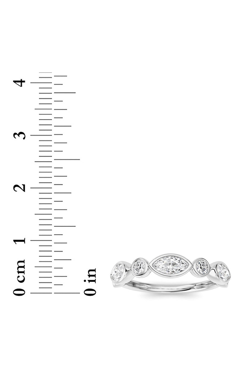 14K White Gold Ring KJ02348R.MQ-1-21F