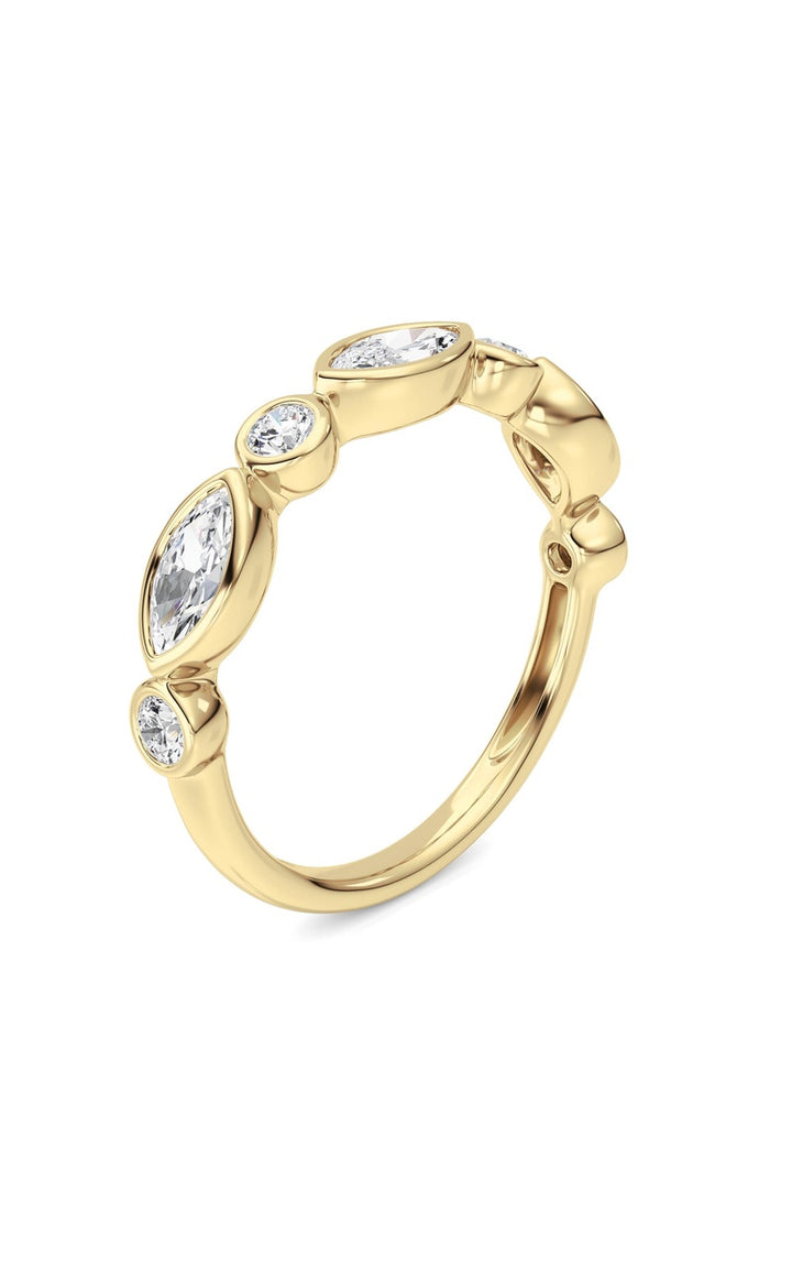 14K White Gold Ring KJ02348R.MQ-1-21F