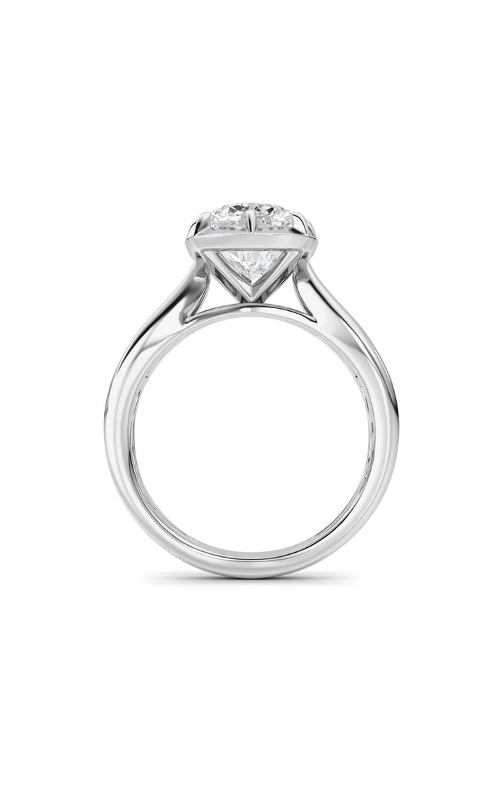 14K White Gold Ring KJ02491R.CE-3-21F