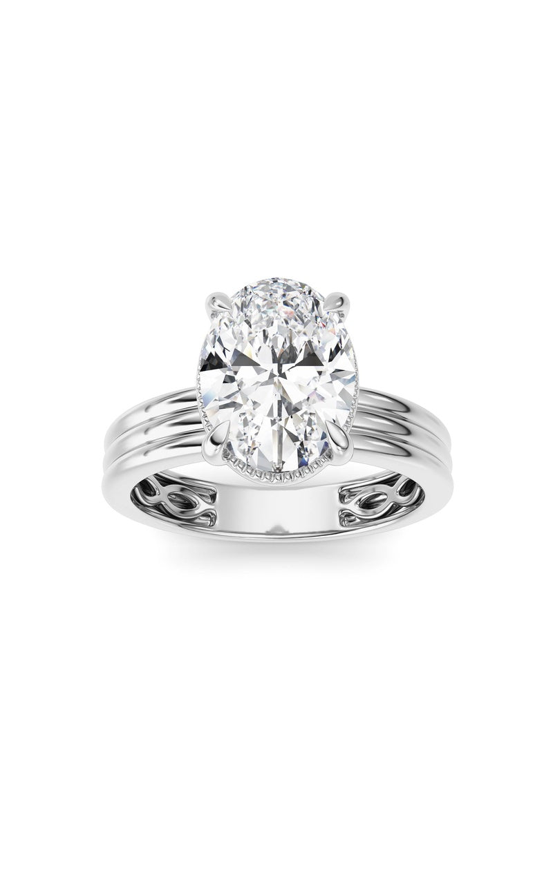 14K White Gold Ring KJ02492R.OV-2-21F