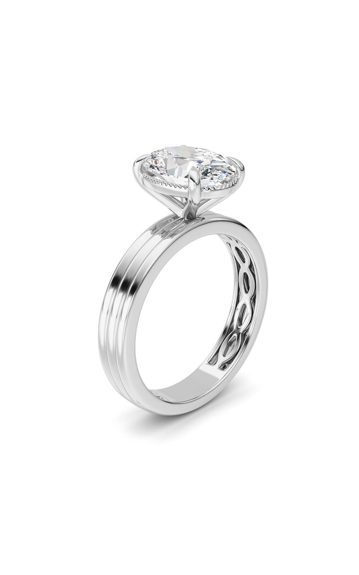 14K White Gold Ring KJ02492R.OV-2-21F