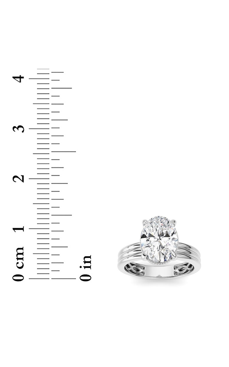 14K White Gold Ring KJ02492R.OV-2-21F