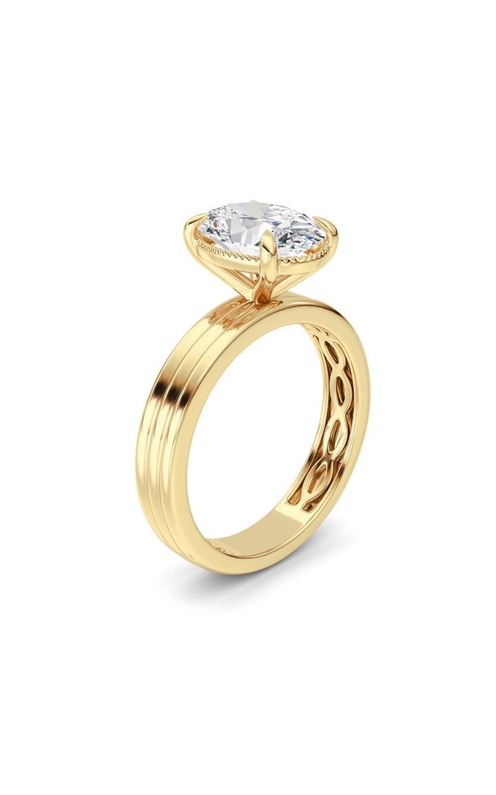 14K White Gold Ring KJ02492R.OV-2-21F