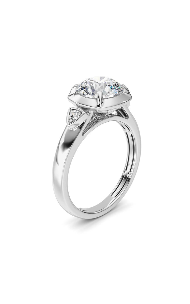 14K White Gold Ring KJ02618R.RD-2-21F