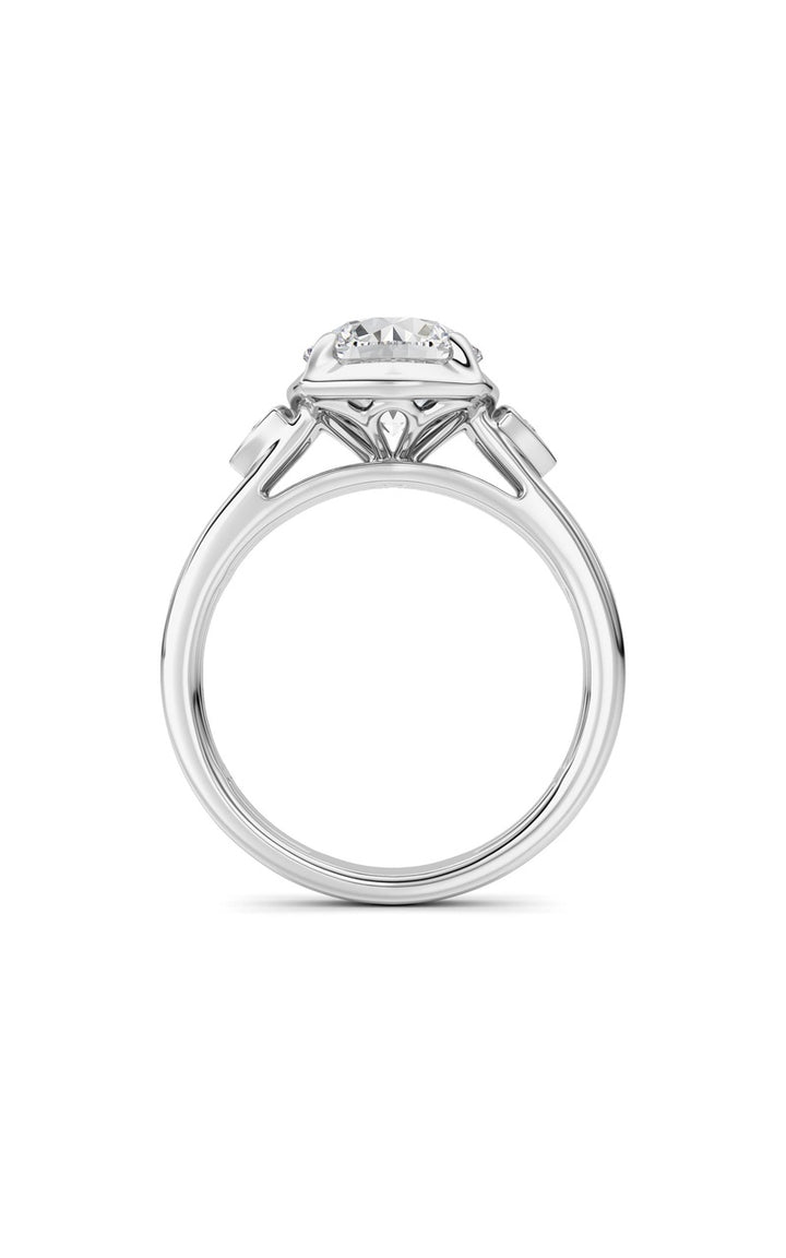 14K White Gold Ring KJ02618R.RD-2-21F