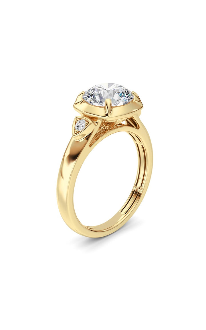 14K White Gold Ring KJ02618R.RD-2-21F
