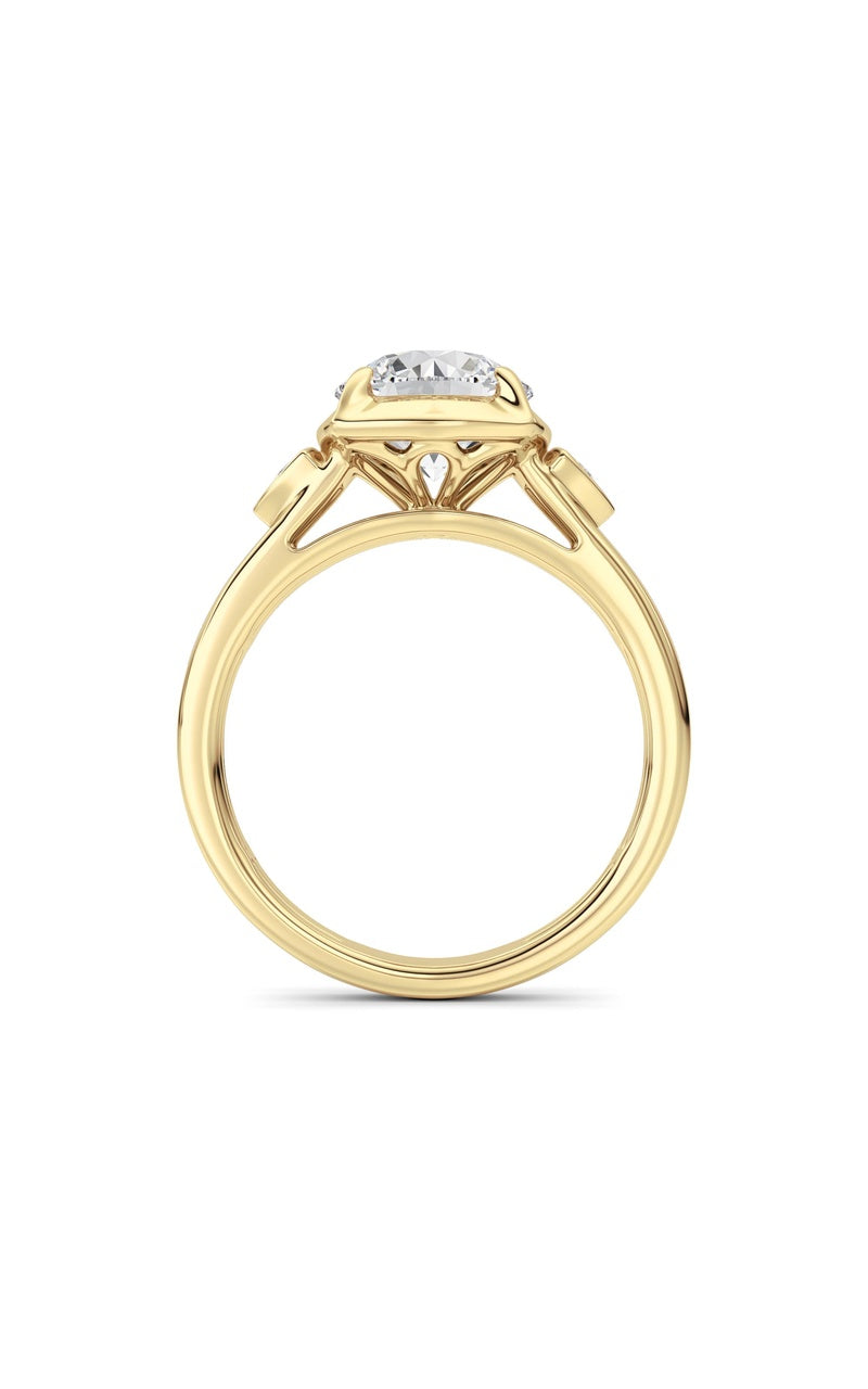 14K White Gold Ring KJ02618R.RD-2-21F
