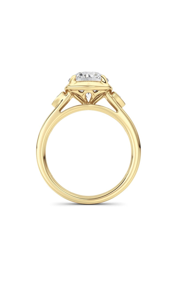 14K White Gold Ring KJ02618R.RD-2-21F