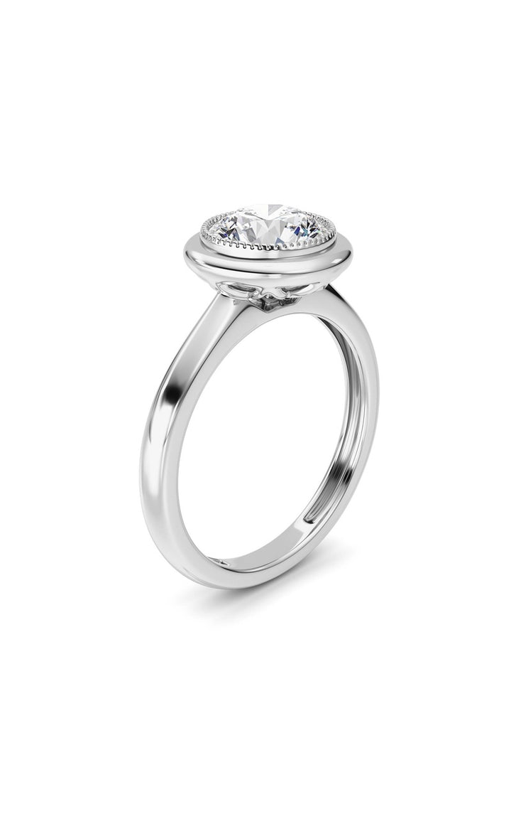 14K White Gold Ring KJ02619R.RD-1.5-21F