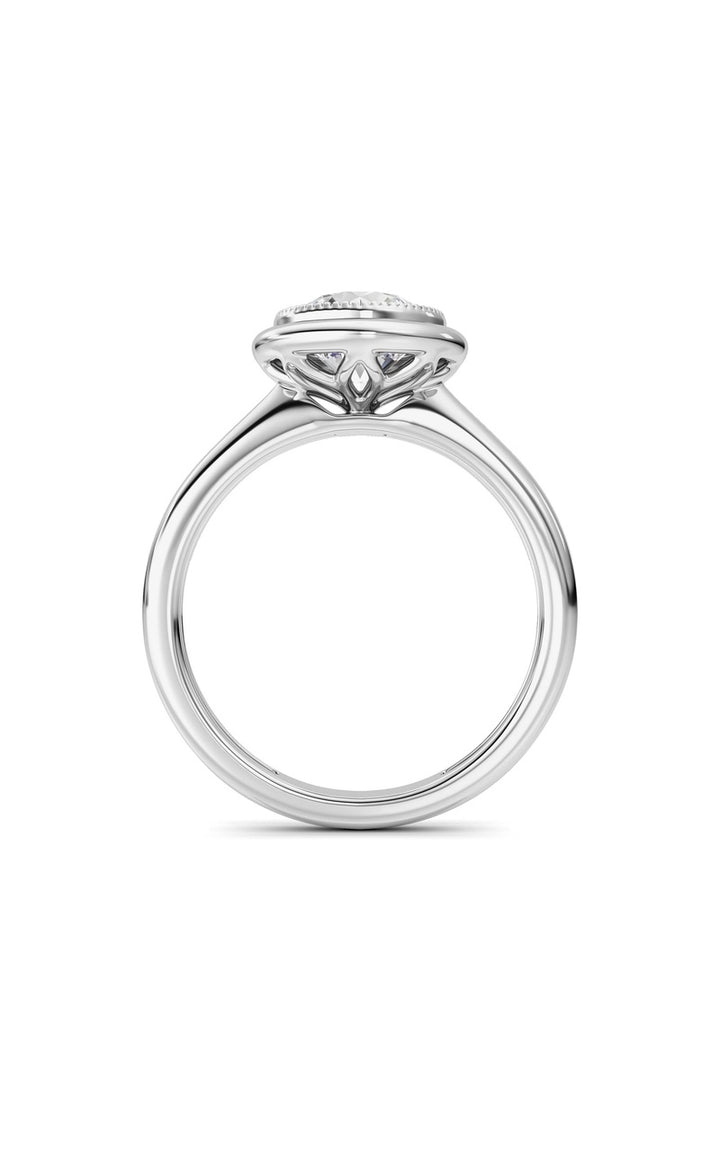 14K White Gold Ring KJ02619R.RD-1.5-21F