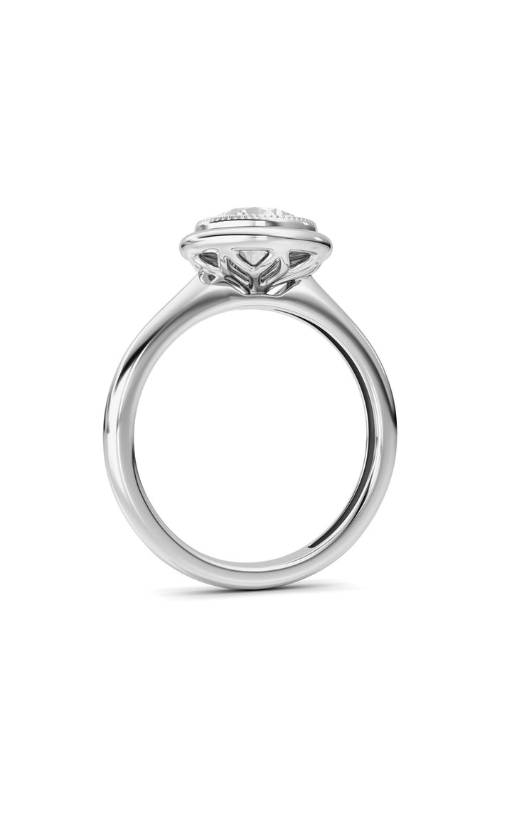 14K White Gold Ring KJ02619R.RD-1.5-21F