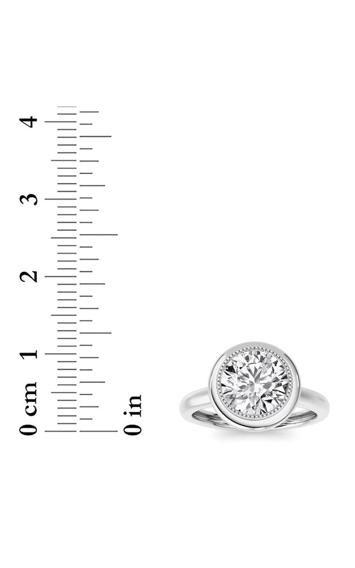 14K White Gold Ring KJ02619R.RD-1.5-21F