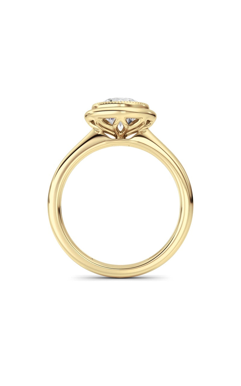 14K White Gold Ring KJ02619R.RD-1.5-21F