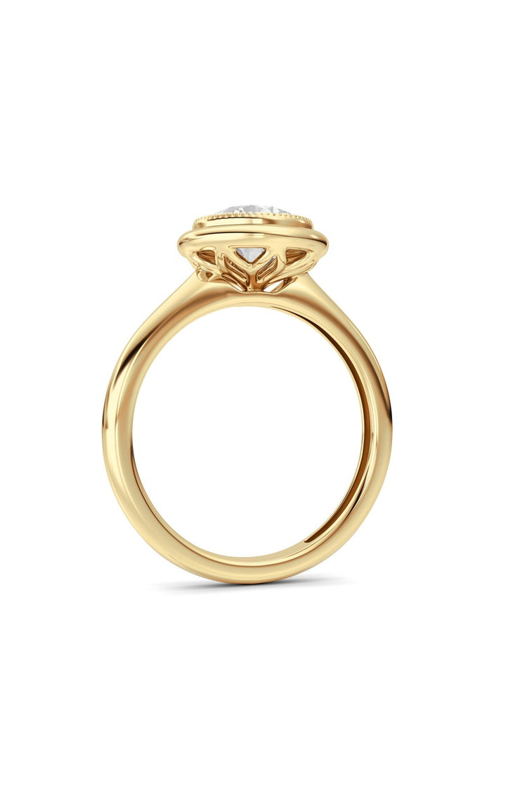 14K White Gold Ring KJ02619R.RD-1.5-21F
